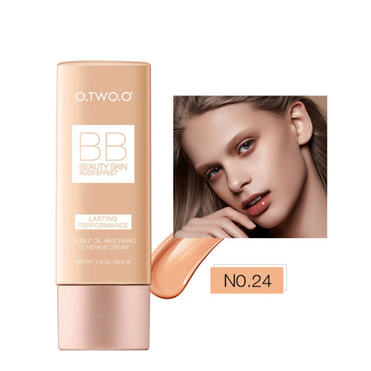 Clear Hydrating Powder Bb Cream Waterproof Non-removal Foundation