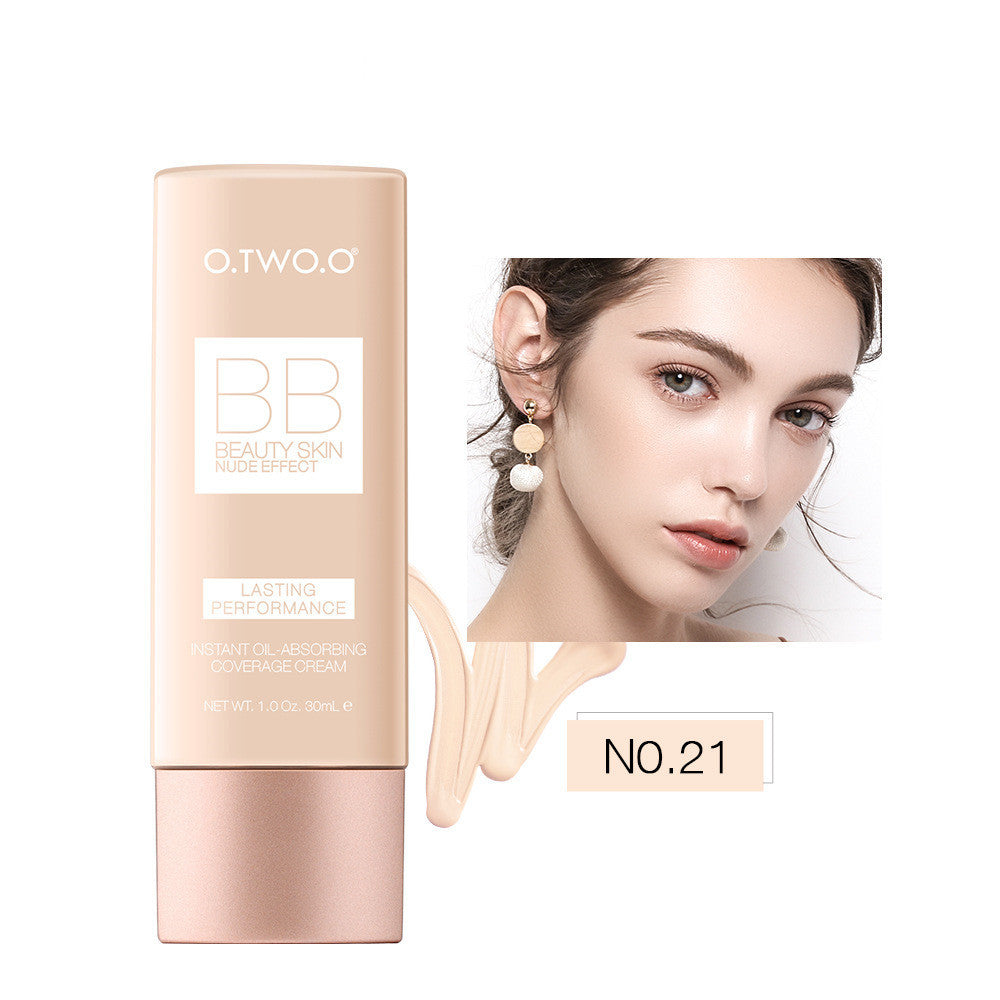 Clear Hydrating Powder Bb Cream Waterproof Non-removal Foundation