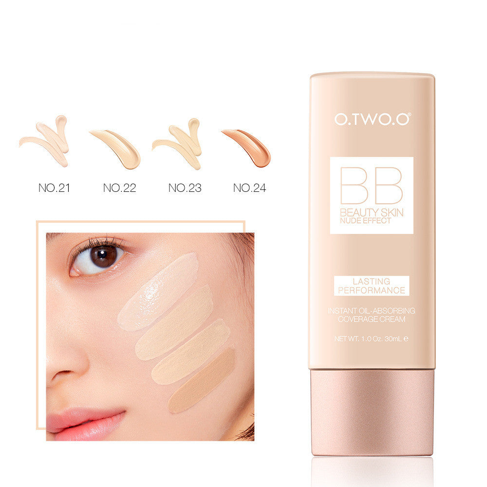 Clear Hydrating Powder Bb Cream Waterproof Non-removal Foundation